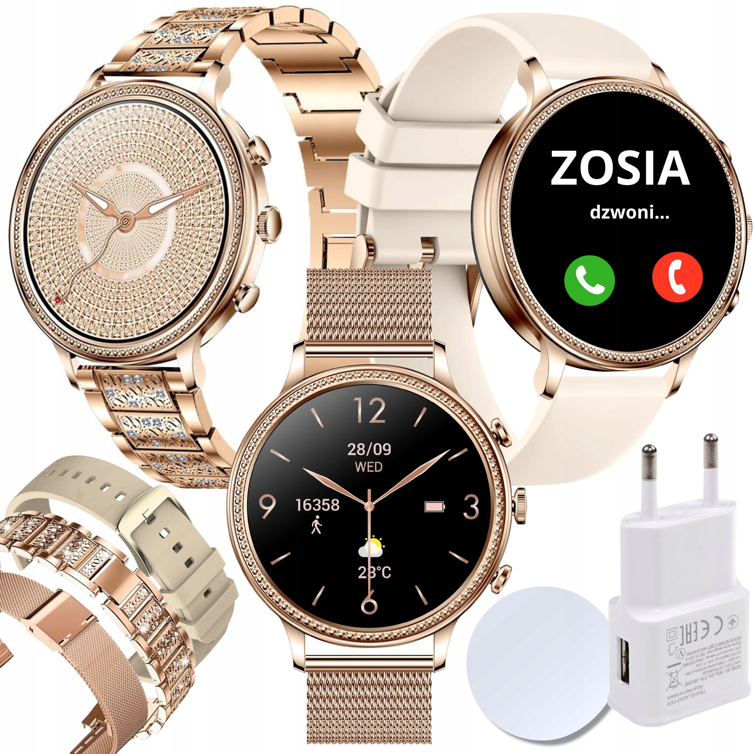 WonderWatch Smart Watch WoderFit Xi9 gold + 9 ďalších produktov